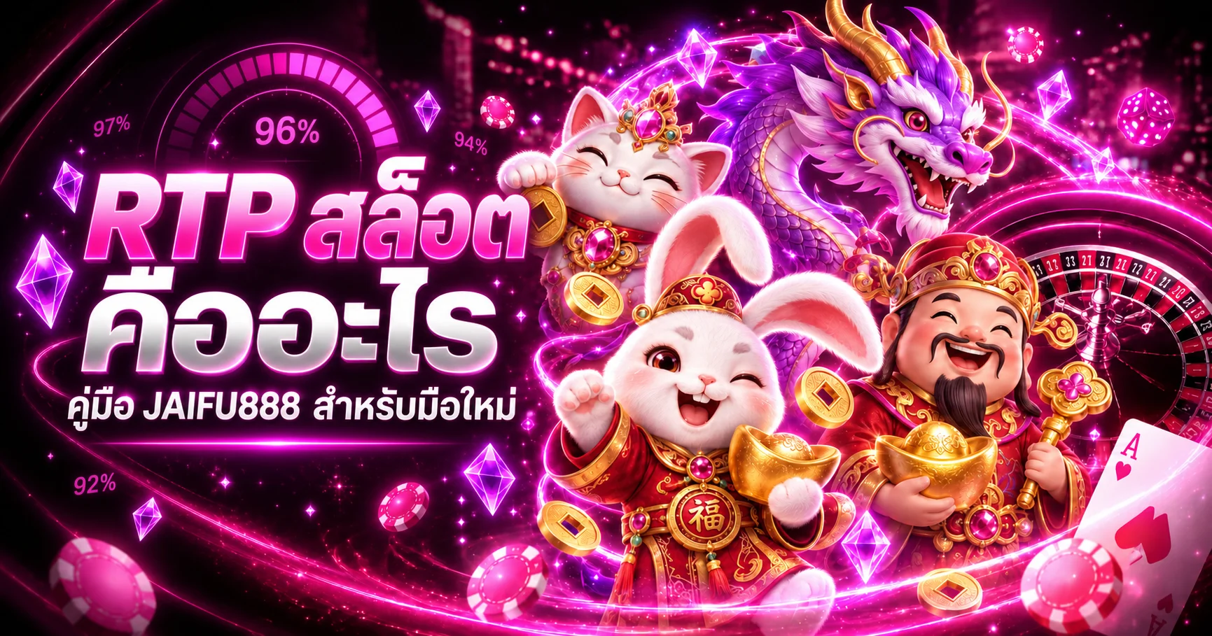 JAIFU888 อธิบาย RTP สล็อต คืออะไร สำหรับมือใหม่